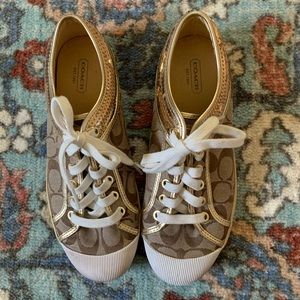 COACH Signature Print Shoes